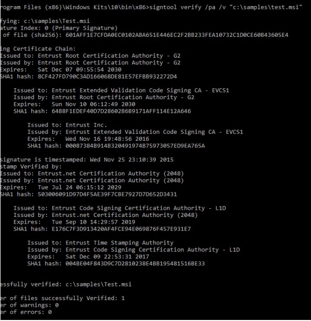 วิธีการใช้งาน Code Signing Certificate ผ่านโปรแกรม SignTool