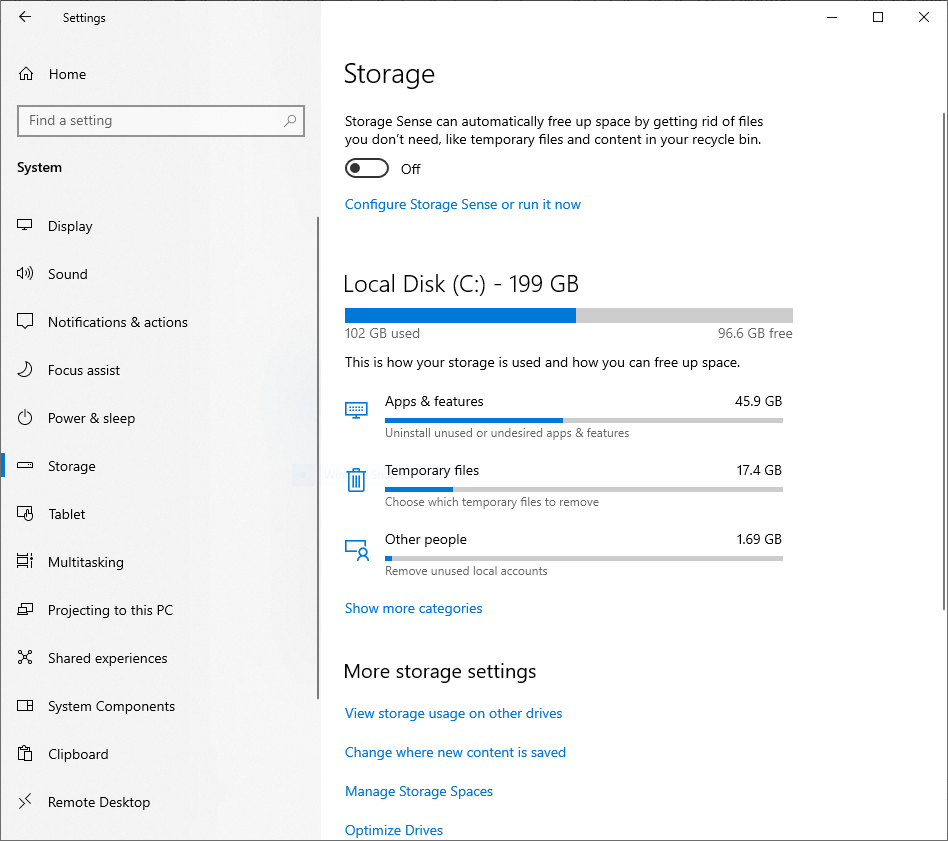 Storage
